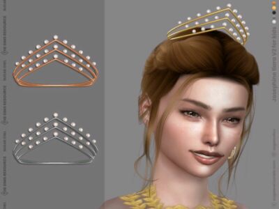 Josephine Tiara V2 For Kids Sims 4 CC