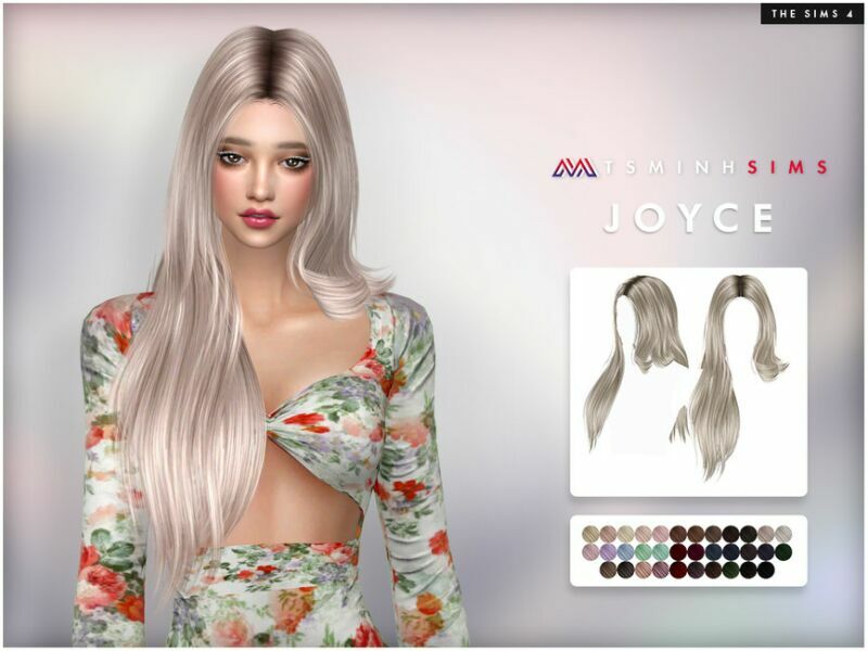 Joyce Hair By Tsminhsims Sims 4 CC