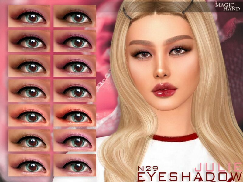 Julie Eyeshadow N29 By Magichand Sims 4 CC