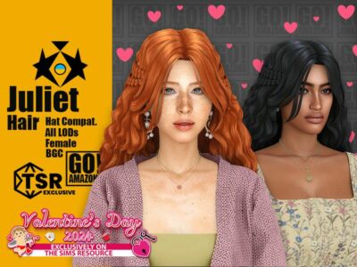 Juliet Hair Sims 4 CC