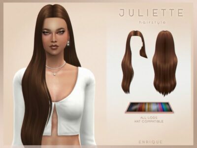 Juliette Hairstyle By Enriques4 Sims 4 CC