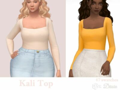 Kali TOP By Dissia Sims 4 CC