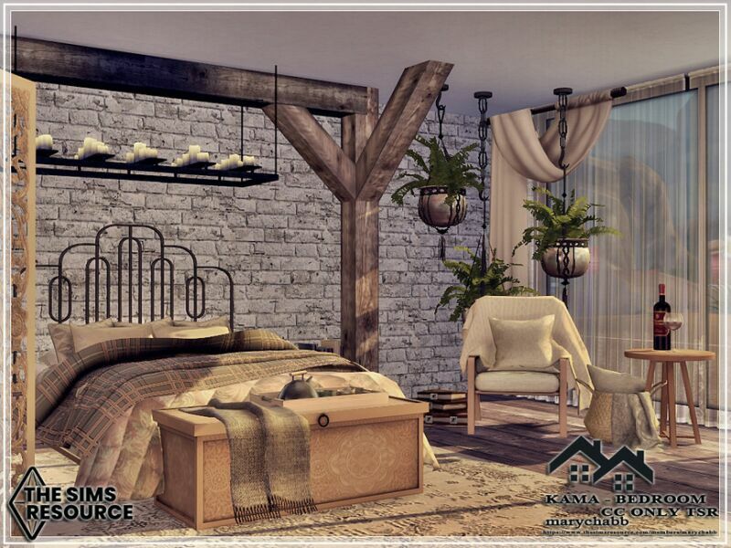 Kama – Bedroom – CC Only TSR By Marychabb Sims 4 CC