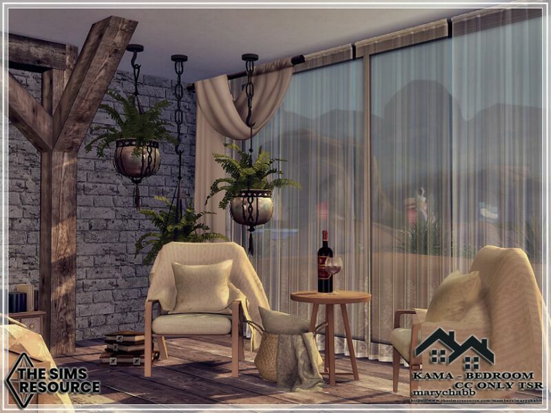 sims 4 cc kama bedroom cc only tsr by marychabb 2