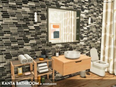 Kanta Bathroom (TSR Only CC) By Xogerardine Sims 4 CC