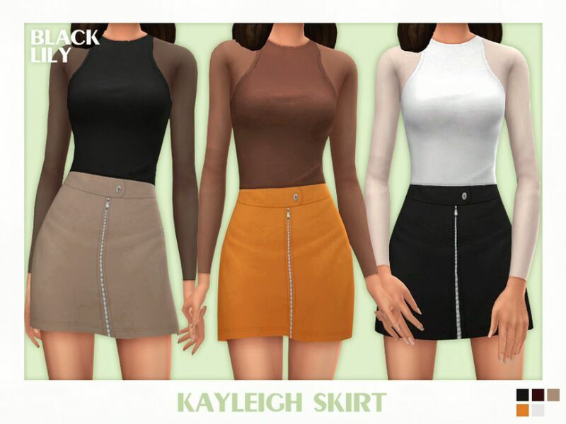 Kayleigh Skirt Sims 4 CC