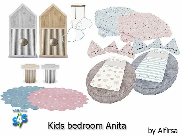 sims 4 cc kids room anita by aifirsa 3