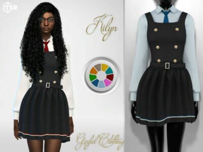 Kilyn – High School Uniform By Garfiel Sims 4 CC