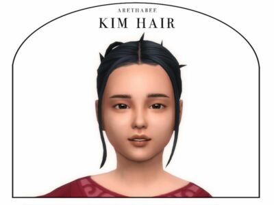 KIM Hair (Children) By Arethabee Sims 4 CC