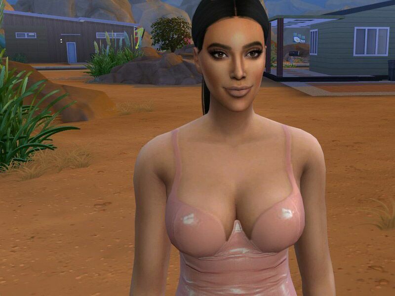 sims 4 cc kim kardashian by like a circus 3