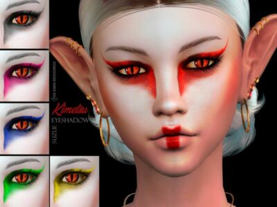 Kimetsu Eyeshadow N31 By Suzue Sims 4 CC