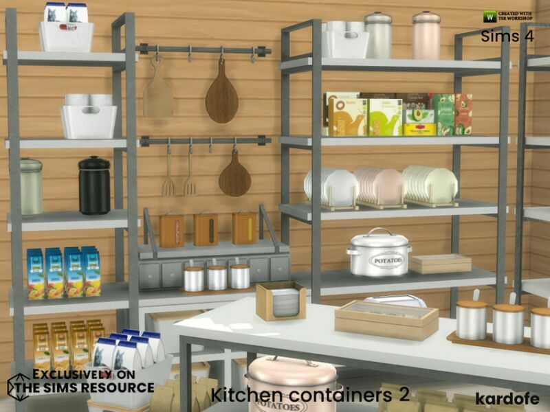 sims 4 cc kitchen containers 2 by kardofe 3