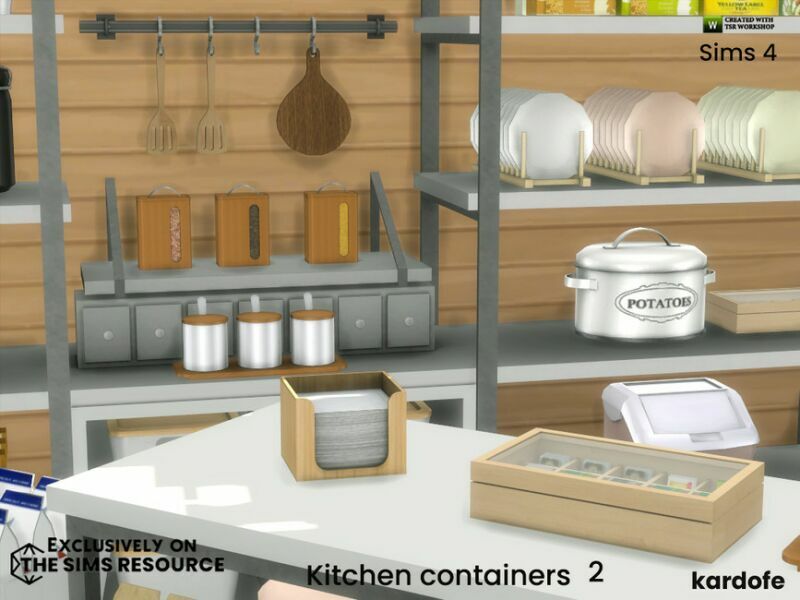 sims 4 cc kitchen containers 2 by kardofe 4