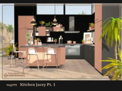 Kitchen Jacey PT.1 By UNG999 Sims 4 CC