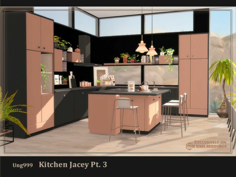 Kitchen Jacey PT.3 By UNG999 Sims 4 CC