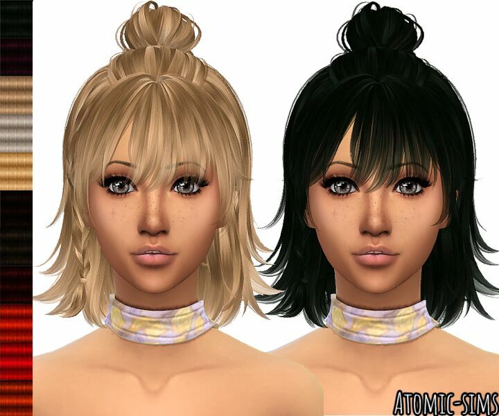 Kotehoksims Hair 88 Gamer Hair Retexture (Mesh Needed) By Atomic-Sims Sims 4 CC