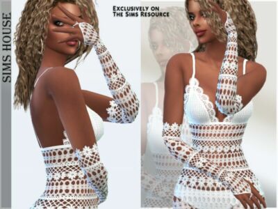 Lace Gloves Sims 4 CC