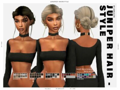 Leahlillith Juniper Hairstyle Sims 4 CC