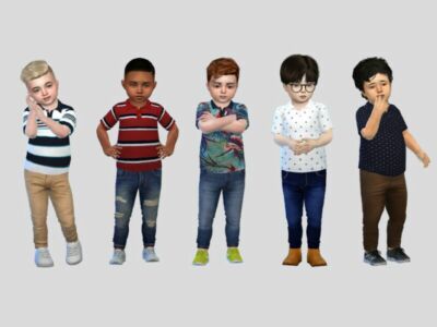 Leisure Polo Shirts Toddler By Mclaynesims Sims 4 CC