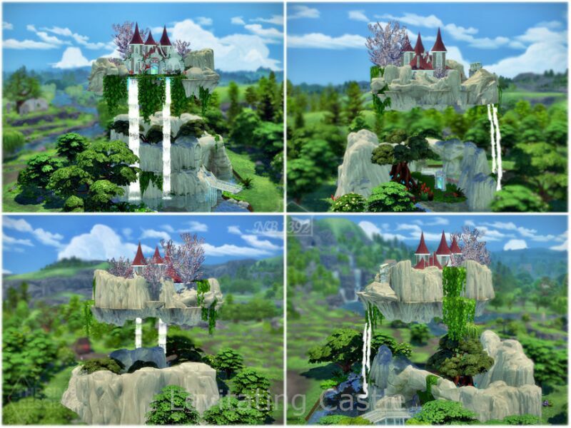 sims 4 cc levitating castle no cc by nobody1392 3