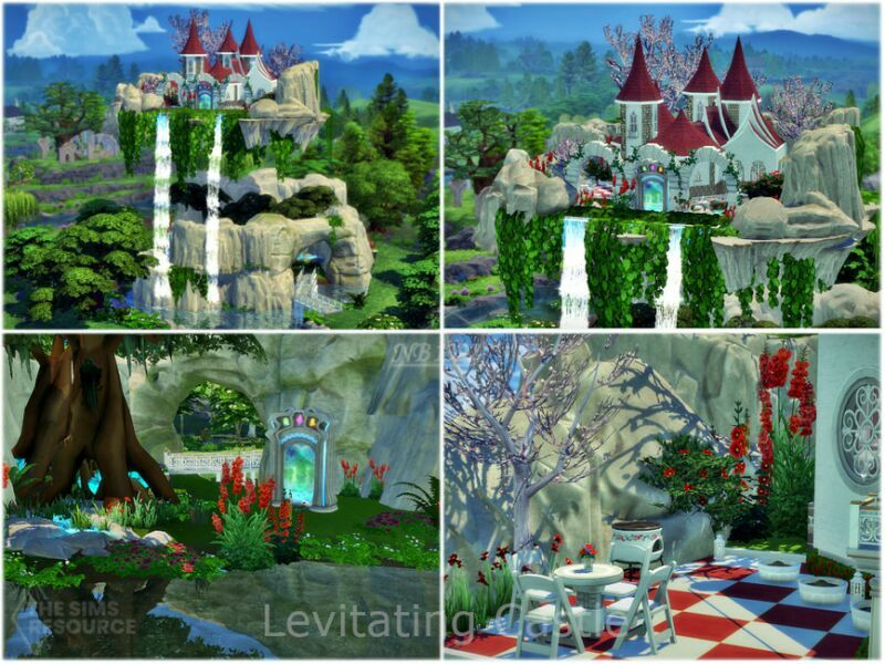 sims 4 cc levitating castle no cc by nobody1392 4