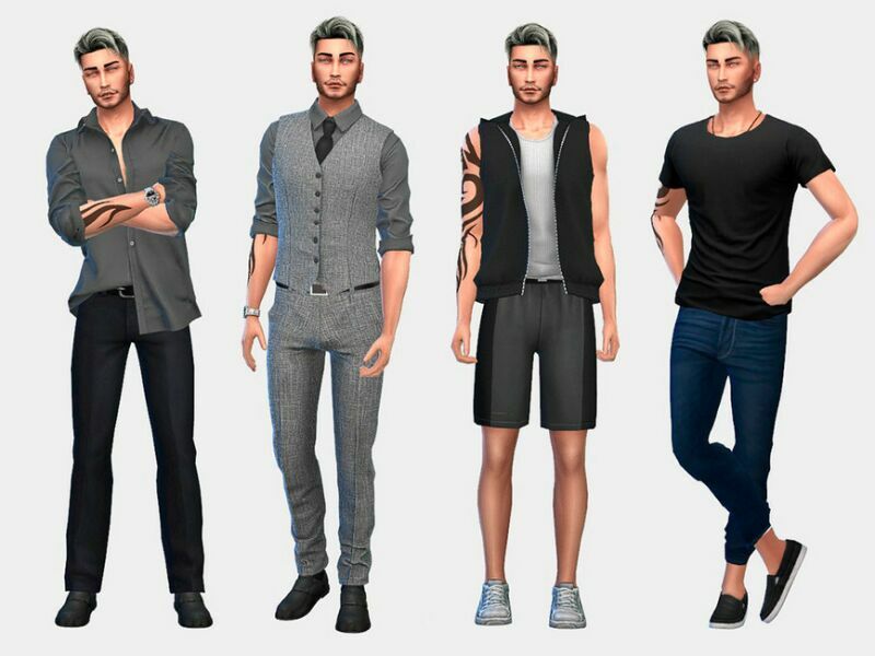 sims 4 cc liam davies vampire by suzue 3