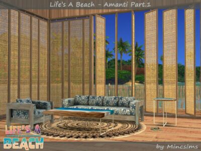 Life’S A Beach-Amanti SET Part.1 Sims 4 CC