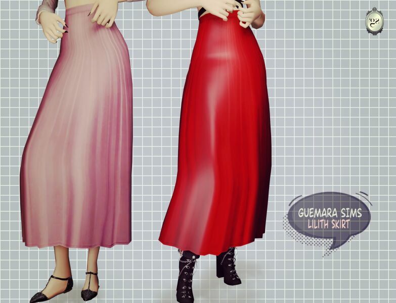 Lilith Skirt Sims 4 CC