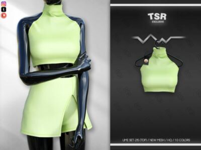 Lime SET-215 (TOP) BD685 By Busra-Tr Sims 4 CC