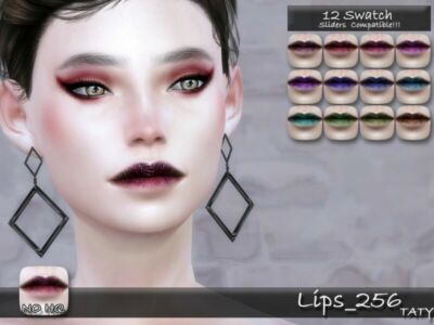 Lips 256 By Tatygagg Sims 4 CC