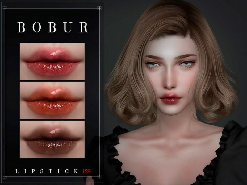 sims 4 cc lipstick 129 by bobur3 2