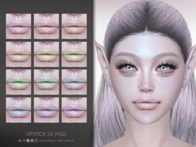 Lipstick 33 (HQ) By Caroll91 Sims 4 CC