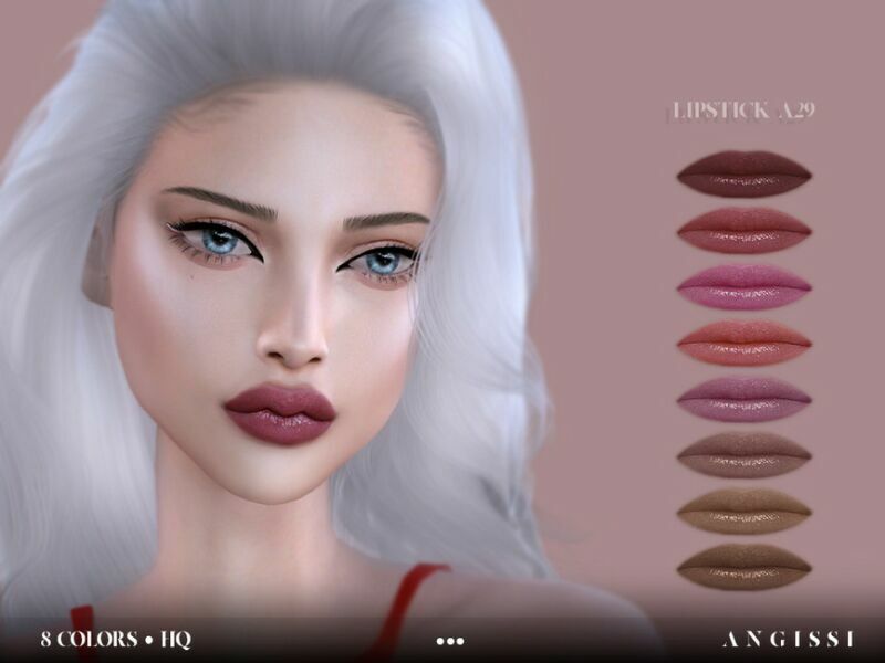 Lipstick-A29 By Angissi Sims 4 CC