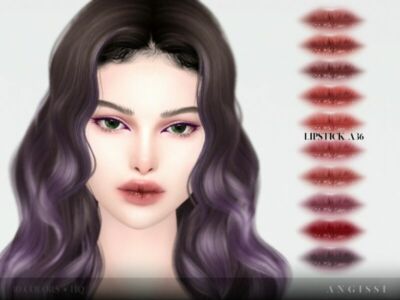 Lipstick A36 By Angissi Sims 4 CC