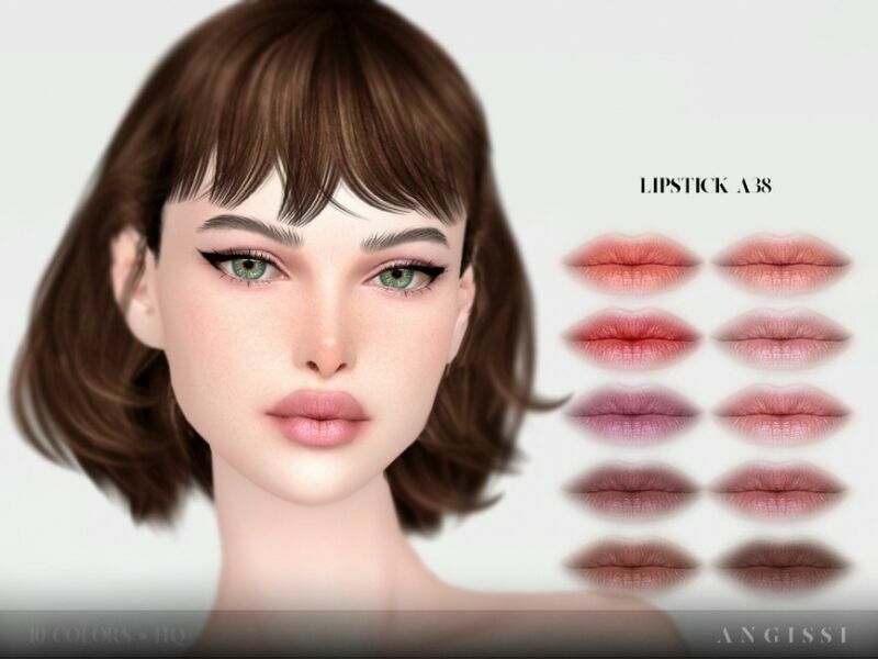 Lipstick A38 By Angissi Sims 4 CC