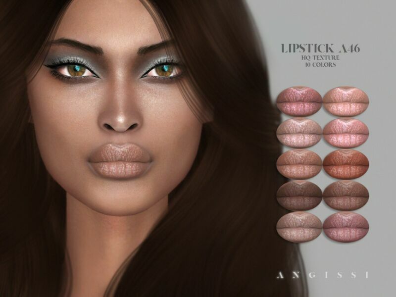 Lipstick A46 By Angissi Sims 4 CC