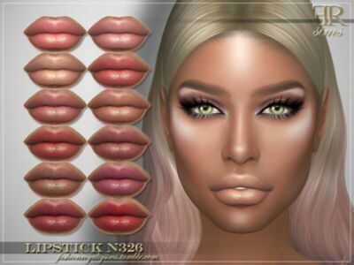 Lipstick N326 By Fashionroyaltysims Sims 4 CC