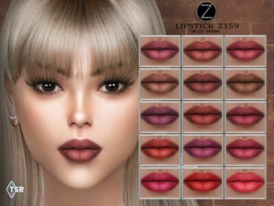 Lipstick Z159 By Zenx Sims 4 CC