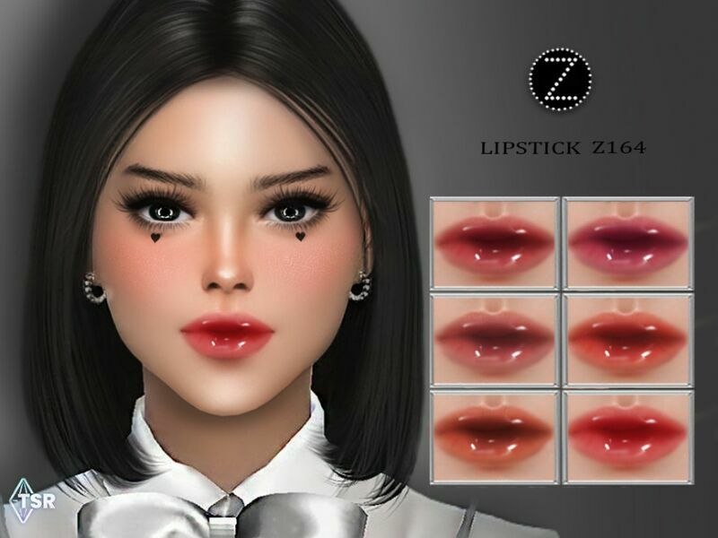 Lipstick Z164 By Zenx Sims 4 CC