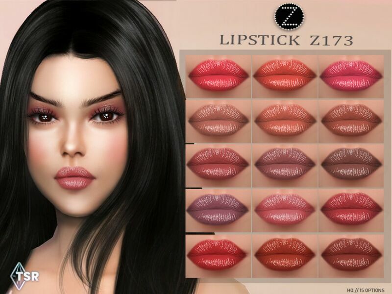 Lipstick Z174 By Zenx Sims 4 CC