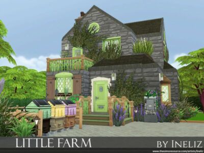 Little Farm By Ineliz Sims 4 CC