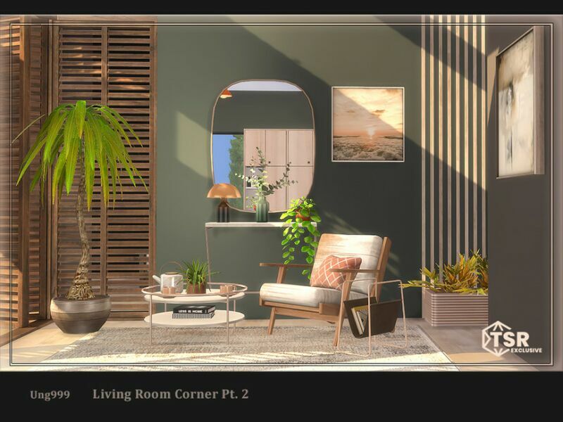 sims 4 cc living room corner pt 2 by ung999 2