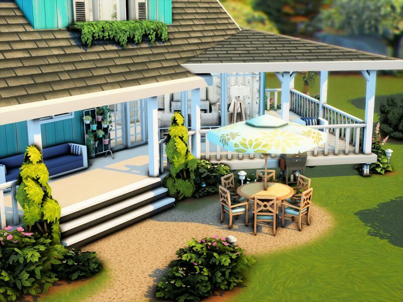 sims 4 cc lodge on a ledge no cc by xogerardine 7