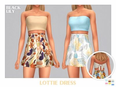 Lottie Dress Sims 4 CC