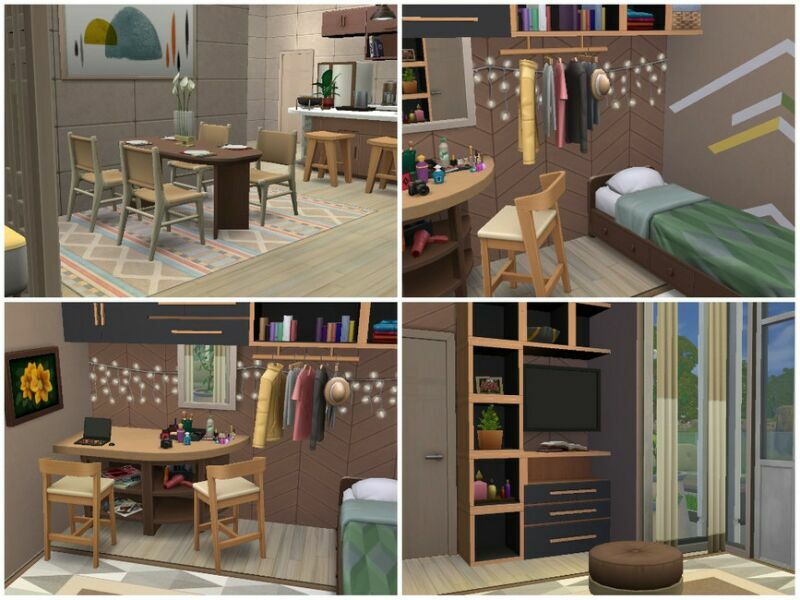 sims 4 cc lovely modern house no cc 5