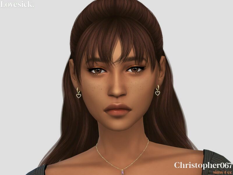 sims 4 cc lovesick earrings by christopher067 2