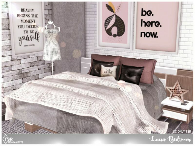 sims 4 cc lucia bedroom by moniamay72 2