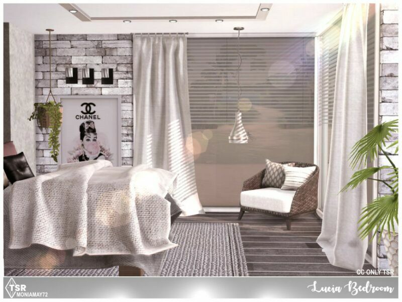 sims 4 cc lucia bedroom by moniamay72 3