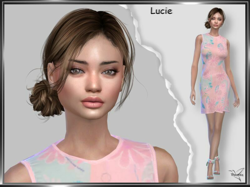 Lucie Linus By Trasras Sims 4 CC