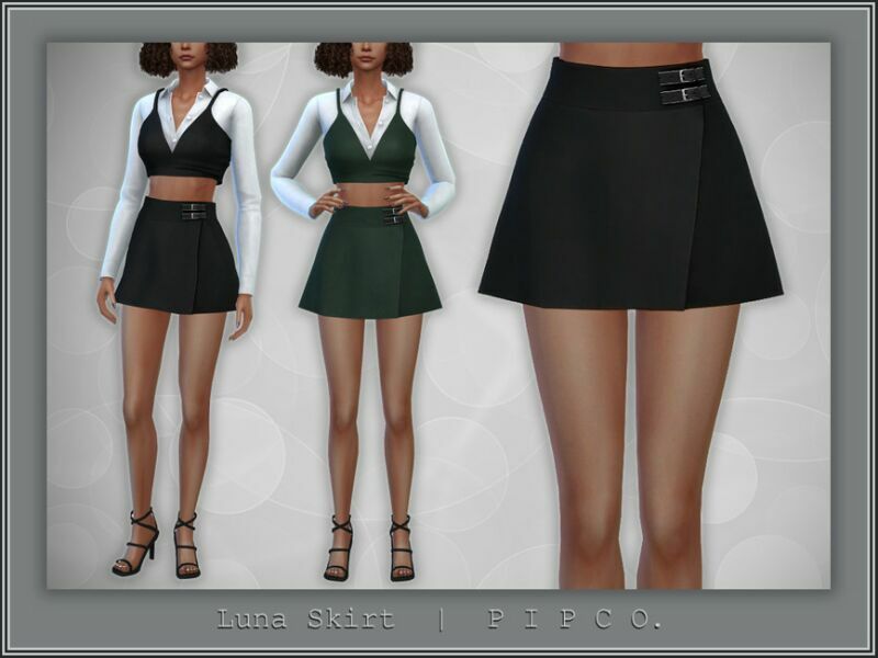 Luna Skirt. By Pipco Sims 4 CC